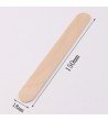 Wooden spatulas, 150x18x1.5mm, 100pcs/box