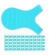 Y-shaped laminating combs, deep grooves, 10pcs/pack