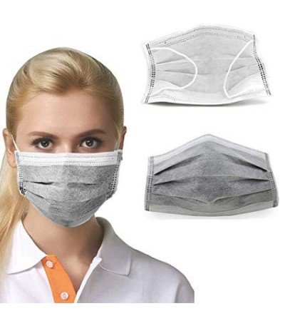 Four-layer respirator mask with carbon filter