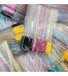 Šukutės blakstienoms, GLITTER įvairiaspalvis mix, 50vnt/pak