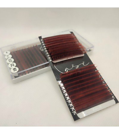 0,07mm "Lašė" MINK Ombre volume blakstienos priauginimui