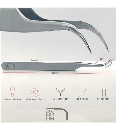 "Lase" Strong 7 tweezer for eyelash extensions