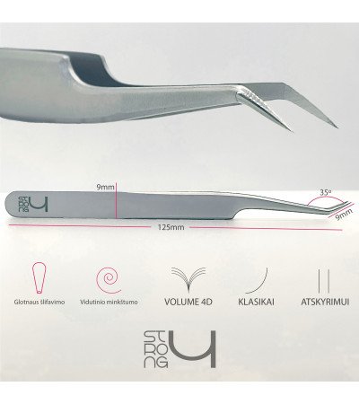 "Lase" Strong 4 tweezer for eyelash extensions