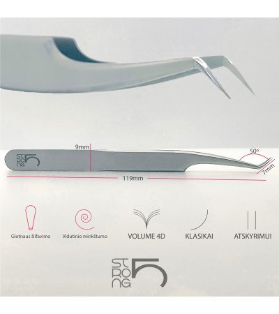 "Lase" Strong 5 tweezer for eyelash extensions