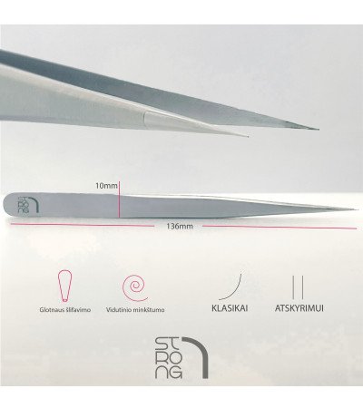 "Lase" Strong 1 tweezer for eyelash extensions
