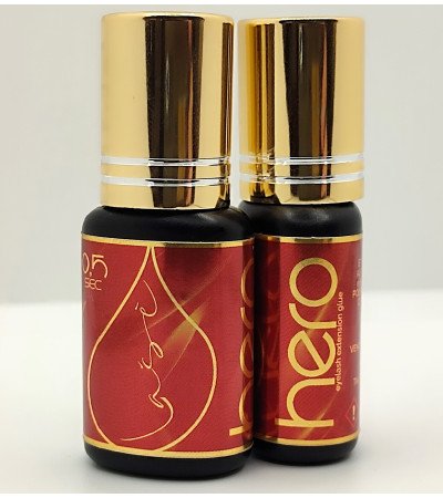 "Lašė" HERO klijai (vidutinio tirštumo) / 5ml. 0,5s, blakstienų priauginimui