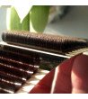 0,1mm "Lašė" Rudos volume blakstienos priauginimui