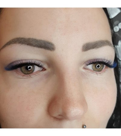 0,07mm "Lašė" Ombre volume blakstienos priauginimui