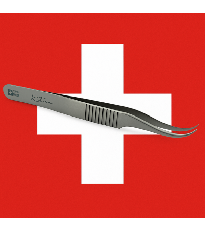 "KATANA" Luxury class Swiss tweezer, for eyelash extensions
