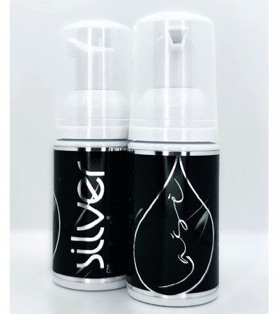 "Lašė" SILVER blakstienų putos (plaunamos) 35ml, Oil Free, Pagaminta EU