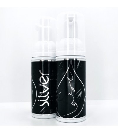 "Lašė" SILVER blakstienų putos (plaunamos) 50ml, Oil Free, Pagaminta EU