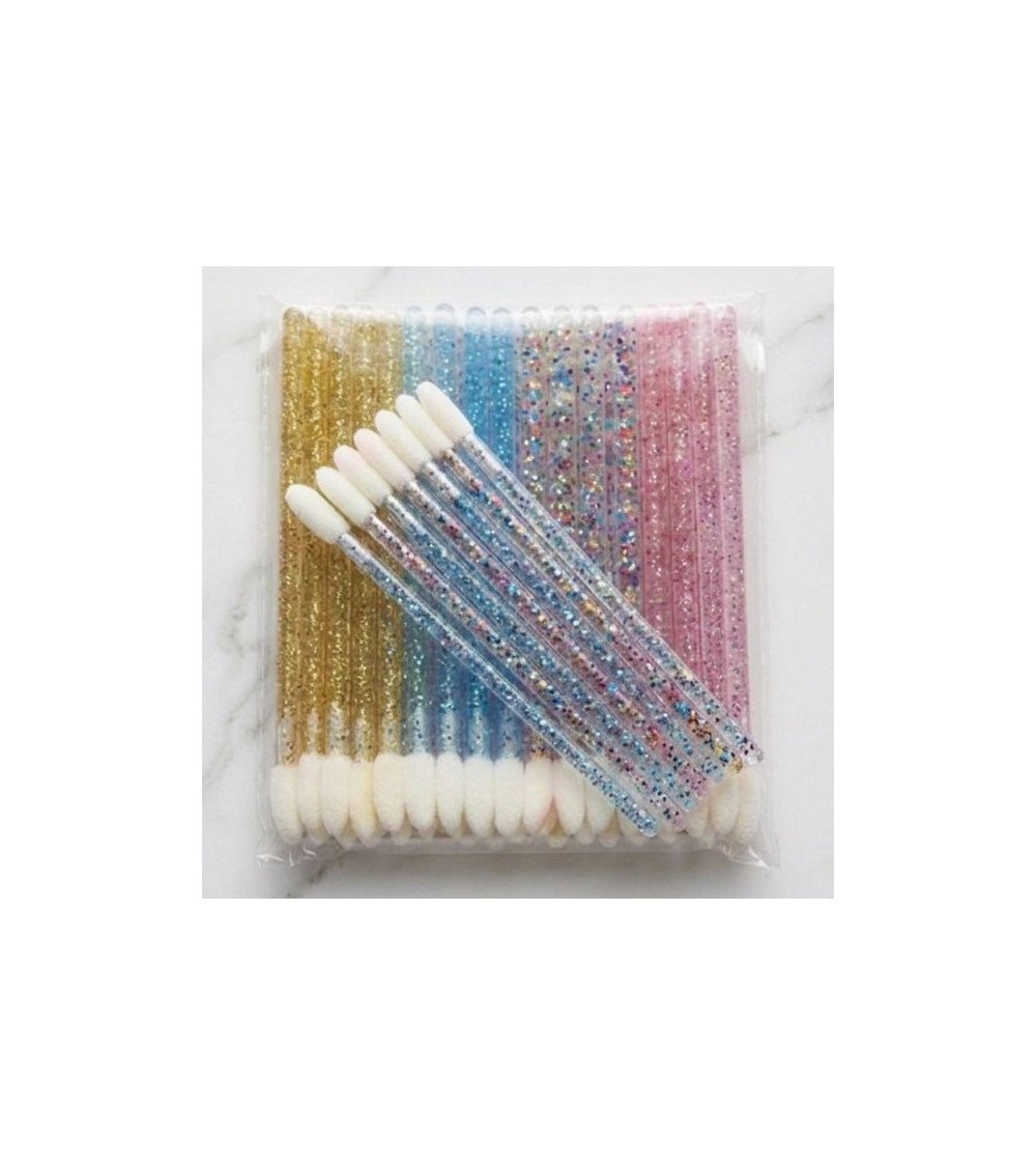 Applicators, GLITTER multicolor mix, 50pcs/pack