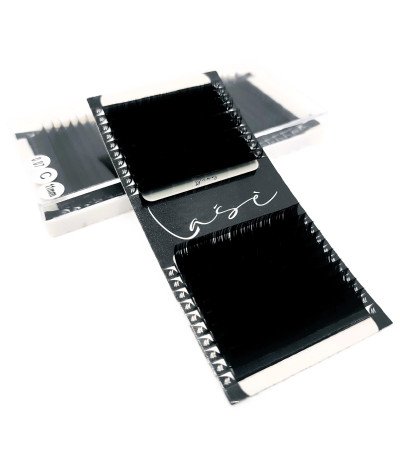 0,07mm "Lašė" Premium Volume blakstienos priauginimui (Ultra matinis satinas)